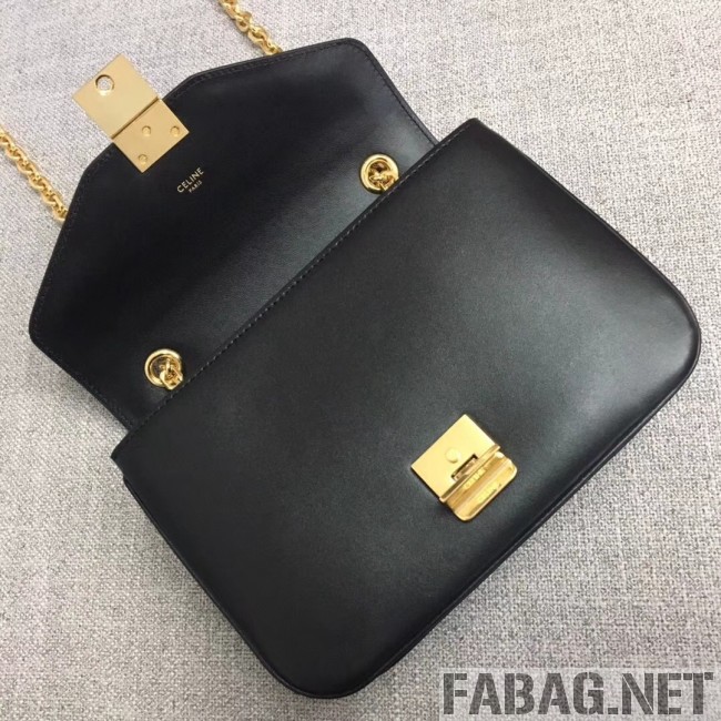 Celine Medium C Bag in Shiny Calfskin Black 2019 (JDD-9011223 )