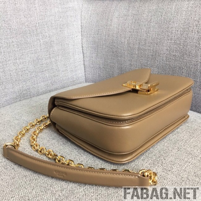 Celine Medium C Bag in Shiny Calfskin Camel 2019 (JDD-9011221 )