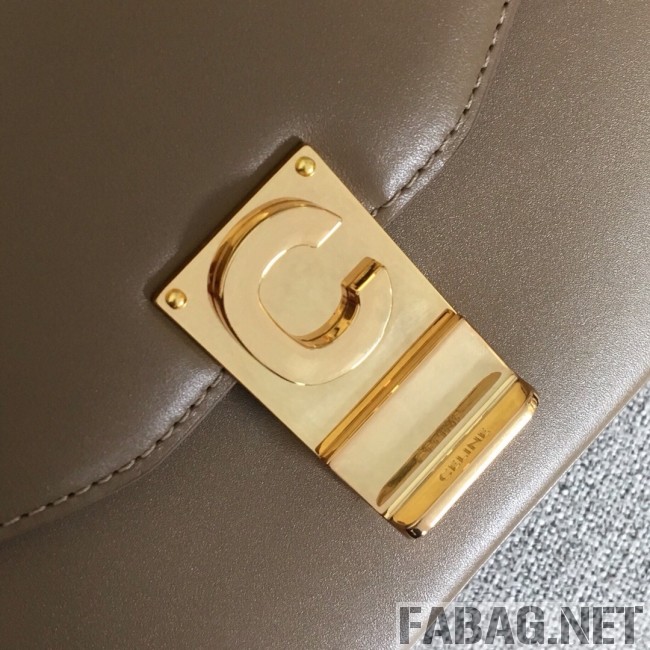 Celine Medium C Bag in Shiny Calfskin Camel 2019 (JDD-9011221 )