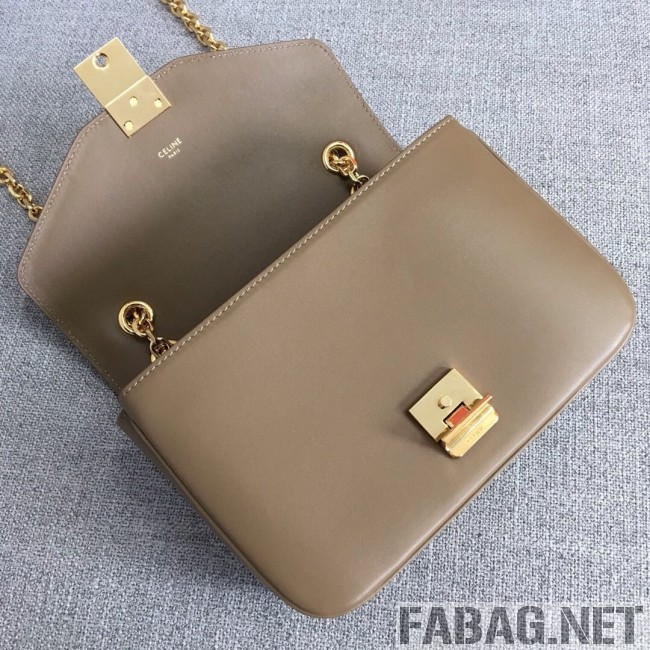 Celine Medium C Bag in Shiny Calfskin Camel 2019 (JDD-9011221 )