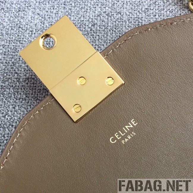 Celine Medium C Bag in Shiny Calfskin Camel 2019 (JDD-9011221 )