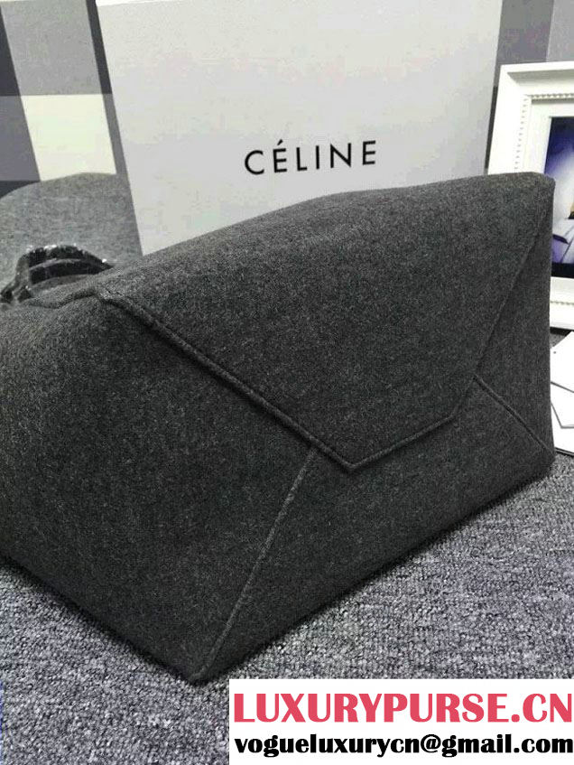 Celine Felt Cabas Phantom Medium Bag 2015