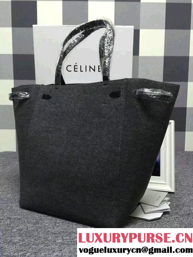 Celine Felt Cabas Phantom Medium Bag 2015