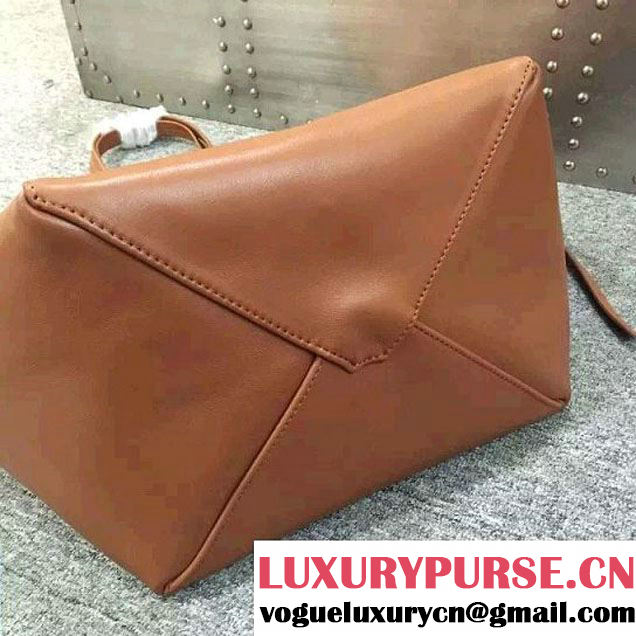 Celine Calfskin Cabas Phantom Shopping Bag Khaki 2015