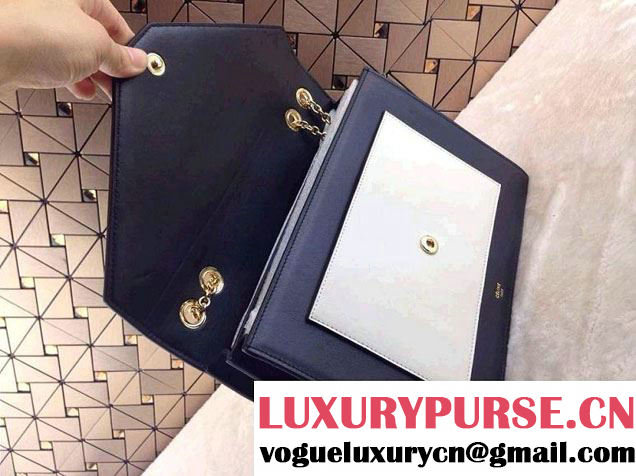 Celine Pocket Envelope Flap Bag with Chain 175383 Tan Fall 2014