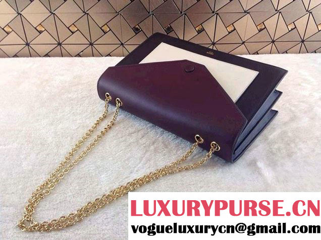 Celine Pocket Envelope Flap Bag with Chain 175383 Tan Fall 2014
