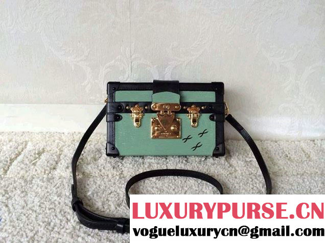 Celine Pocket Envelope Flap Bag with Chain 175383 Blue Fall 2014