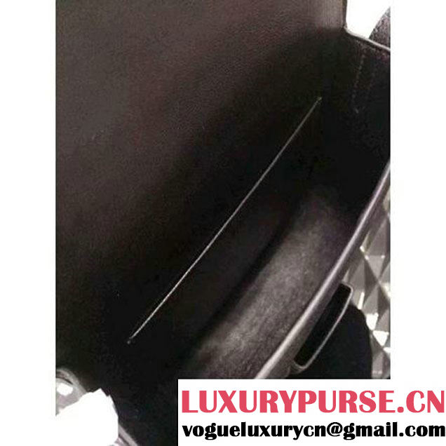 Celine Small Trotteur Bag In Black Leather Calfskin Fall-2015 (1a021-072001 )