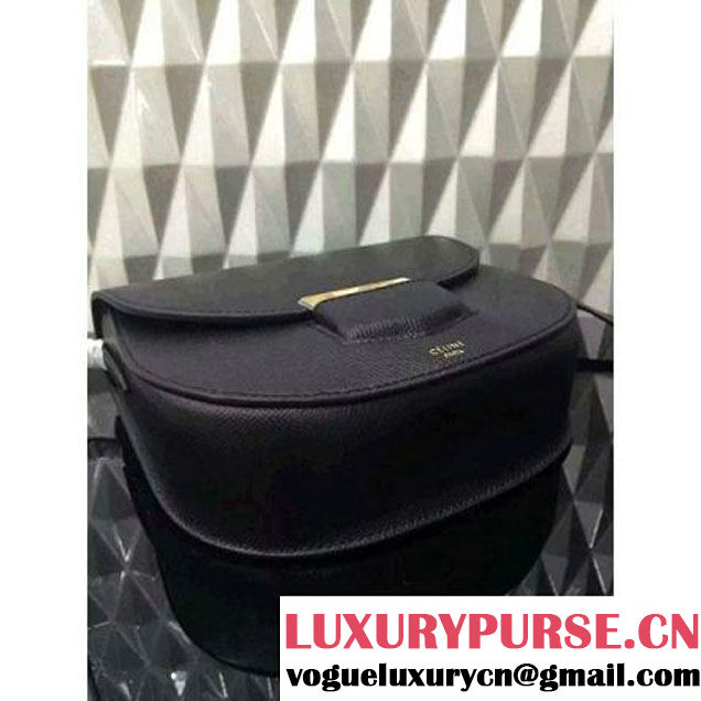 Celine Small Trotteur Bag In Black Leather Calfskin Fall-2015 (1a021-072001 )