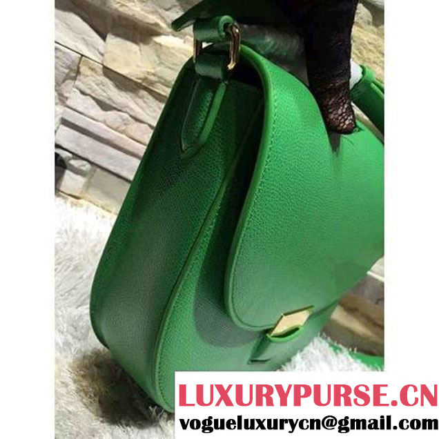 Celine Trotteur Bag In Green Leather Calfskin Fall-2015 (2A193-091117 )