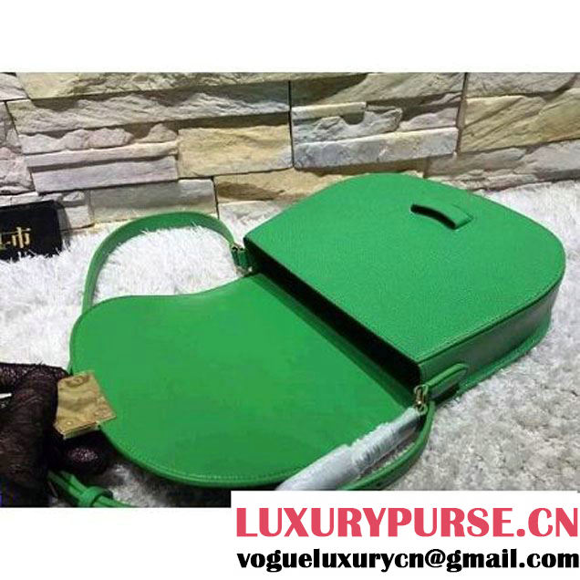 Celine Trotteur Bag In Green Leather Calfskin Fall-2015 (2A193-091117 )
