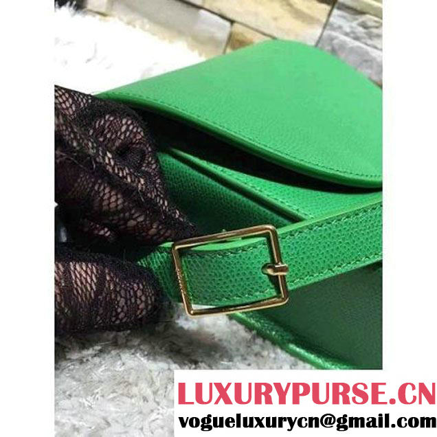Celine Trotteur Bag In Green Leather Calfskin Fall-2015 (2A193-091117 )