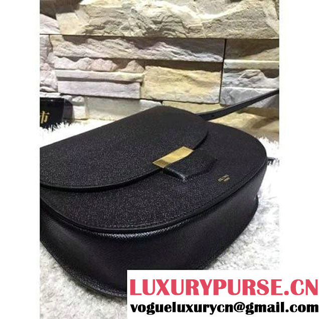 Celine Trotteur Bag In Black Leather Calfskin Fall-2015 (2A193-091118 )