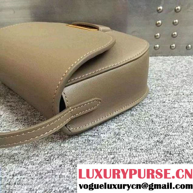 Celine Small Trotteur Bag In Beige Smooth Leather Calfskin Spring 2016 (2A011-121908 )
