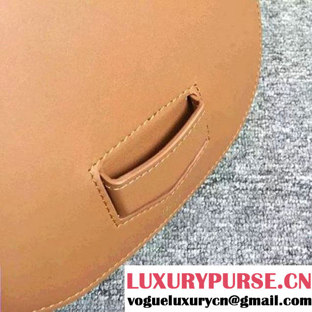 Celine Small Trotteur Bag In Tan Smooth Leather Calfskin Spring 2016 (2A011-121909 )