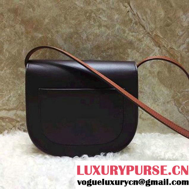 Celine Small Trotteur Shoulder Bag In Smooth Calfskin Brown/Tan 2017 (1A021-7040711 )
