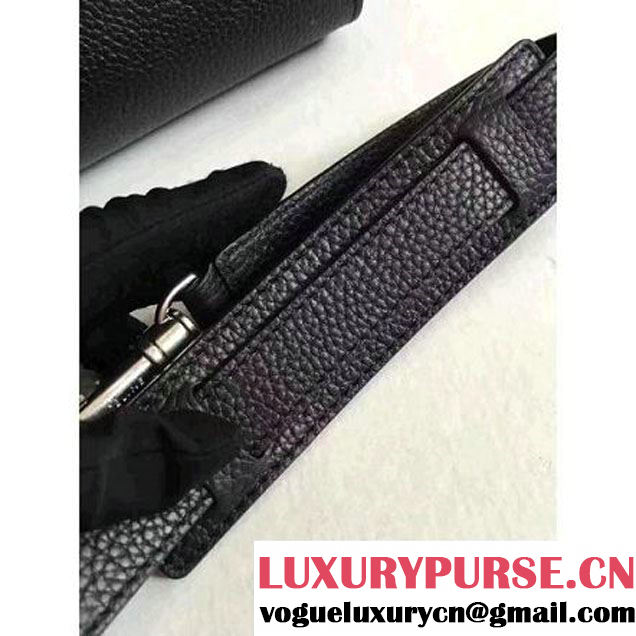 Celine Small Trapezre Bag In Grainy Calfskin & Suede Leather Black 2017 (OZZ-7041222 )