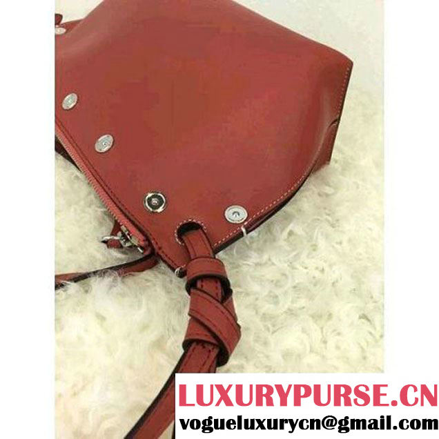 Celine Medium Sailor Bag With Studs In Orange Calfskin Spring 2016 (2A021-6030204 )