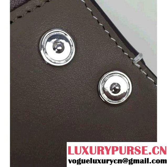 Celine Sailor Cluth With Studs In Grey Calfskin Spring 2016 (2A011-6041916 )