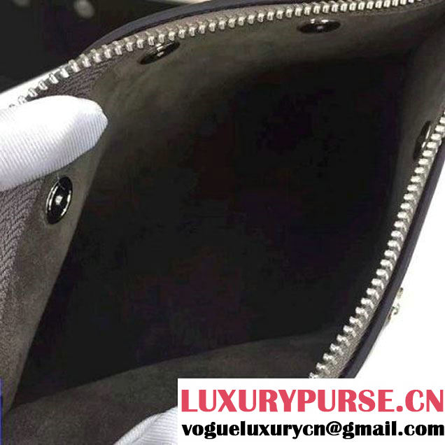 Celine Sailor Cluth With Studs In Grey Calfskin Spring 2016 (2A011-6041916 )