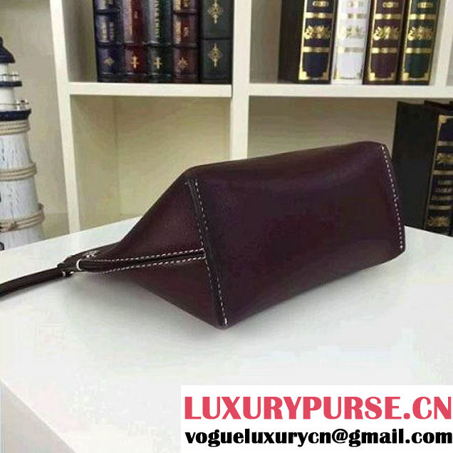 Celine Sailor Cluth With Studs In Burgundy Calfskin Spring 2016 (2A011-6041918 )