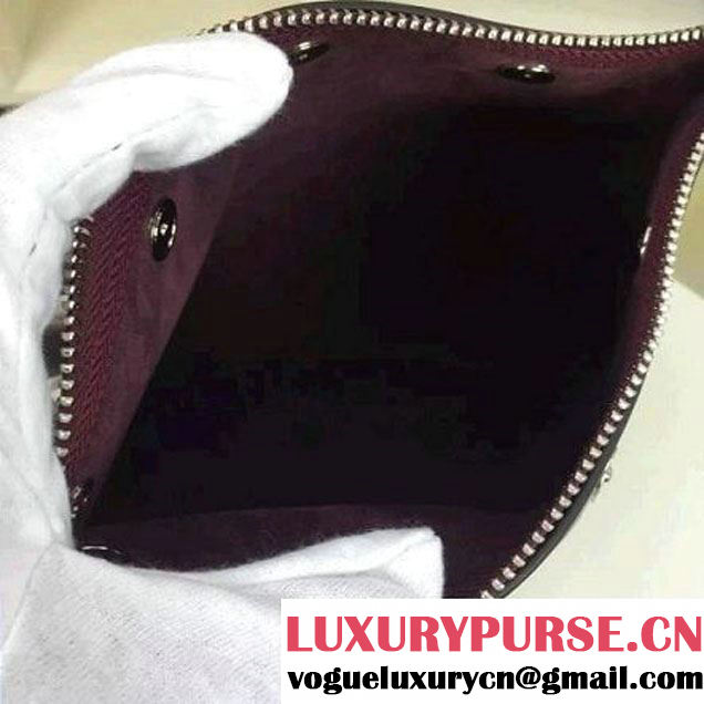 Celine Sailor Cluth With Studs In Burgundy Calfskin Spring 2016 (2A011-6041918 )