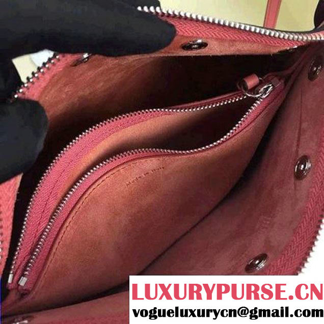Celine Small Sailor Bag With Studs In Brick-red Calfskin Spring 2016 (2A011-6041919 )