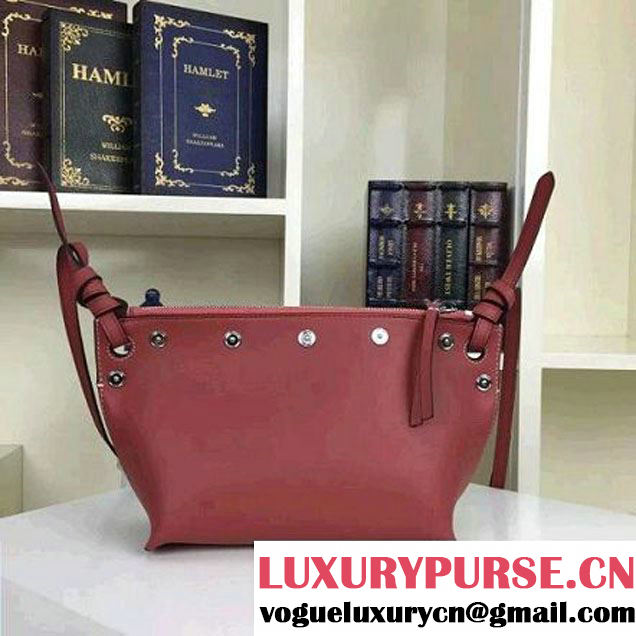 Celine Small Sailor Bag With Studs In Brick-red Calfskin Spring 2016 (2A011-6041919 )