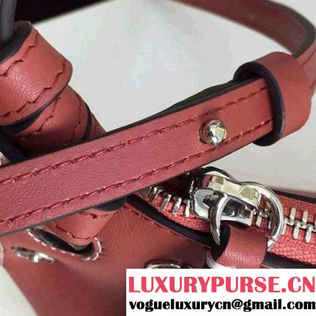 Celine Small Sailor Bag With Studs In Brick-red Calfskin Spring 2016 (2A011-6041919 )