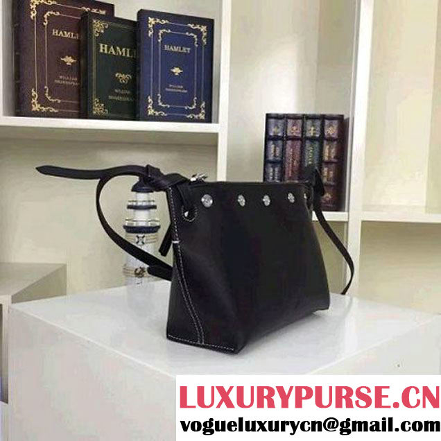 Celine Small Sailor Bag With Studs In Black Calfskin Spring 2016 (2A011-6041920 )