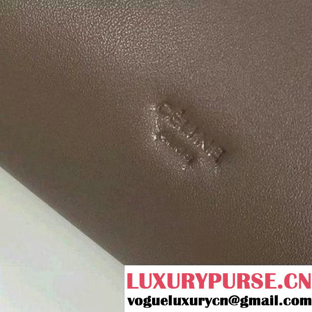 Celine Small Sailor Bag With Studs In Grey Calfskin Spring 2016 (2A011-6041921 )