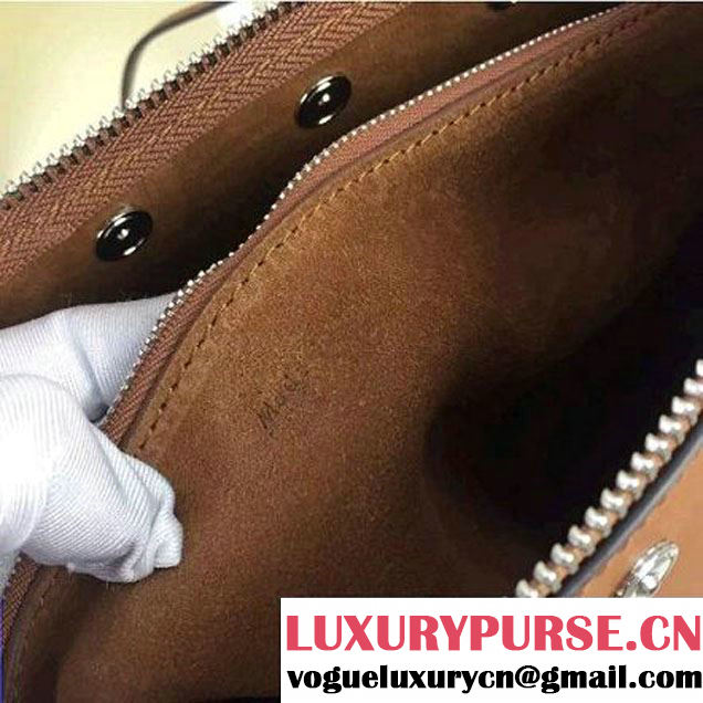 Celine Medium Sailor Bag With Studs In Brown Calfskin Spring 2016 (2A011-6041926 )