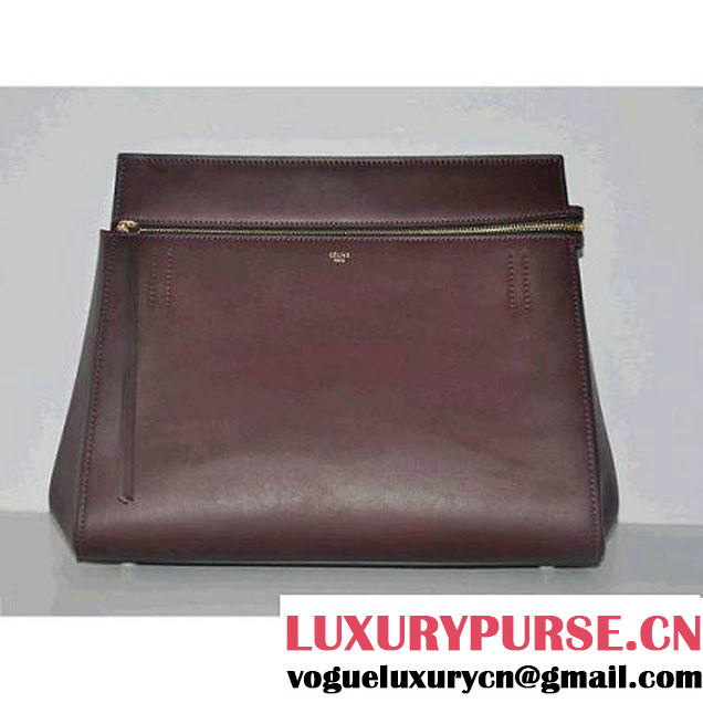 Celine Winter 2013 Dark Brown Oxblood Edge Bag (172603SEG.27BL ) (172603SEG.27BL )