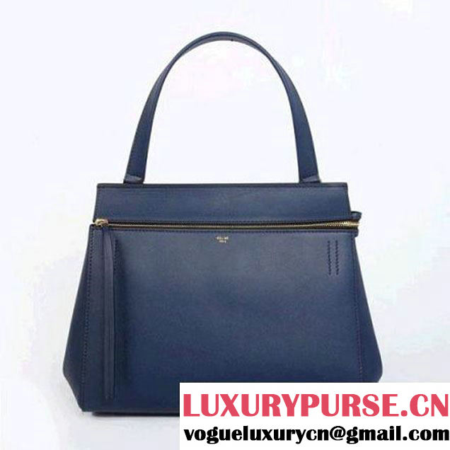 CELINE EDGE BAG MEDIUM IN CALFSKIN BLUE 4410 (SKU: #304697 ) (SKU: #304697 )