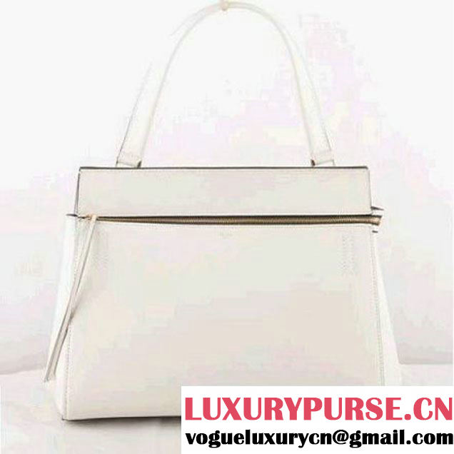 CELINE EDGE BAG MEDIUM IN CALFSKIN WHITE 520 (SKU: #352623 ) (SKU: #352623 )