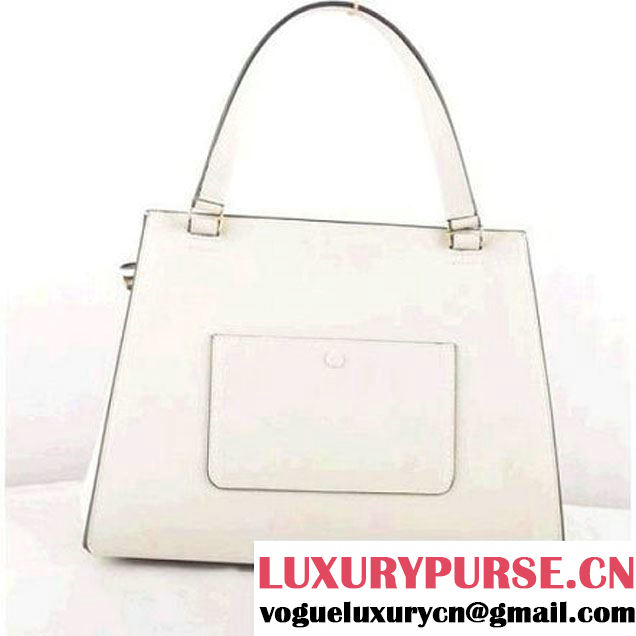 CELINE EDGE BAG MEDIUM IN CALFSKIN WHITE 520 (SKU: #352623 ) (SKU: #352623 )