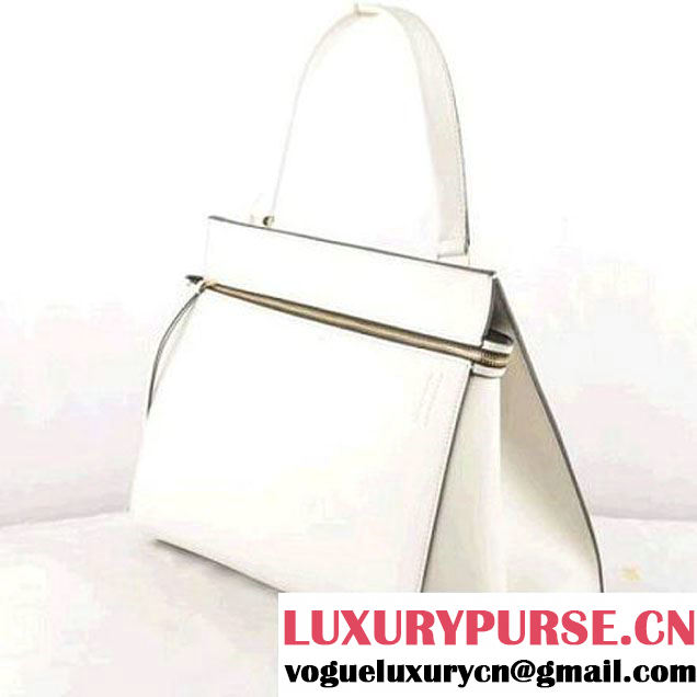 CELINE EDGE BAG MEDIUM IN CALFSKIN WHITE 520 (SKU: #352623 ) (SKU: #352623 )
