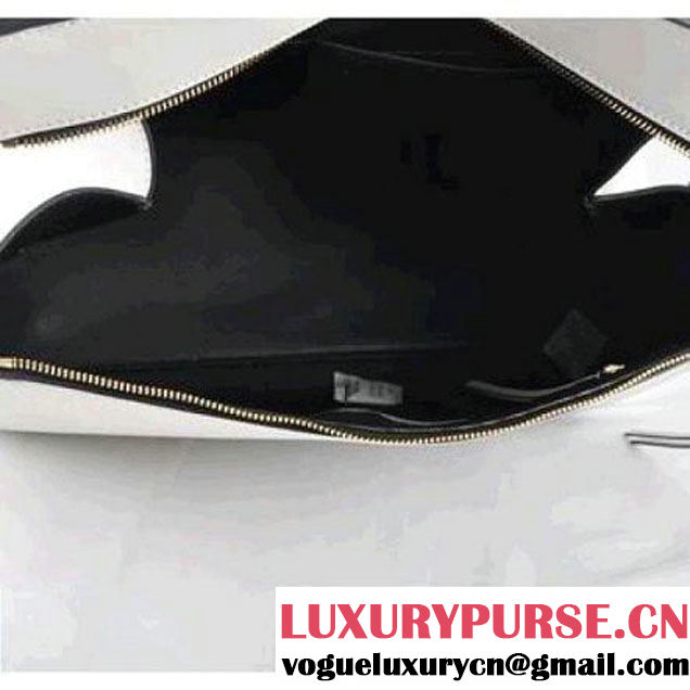 CELINE EDGE BAG MEDIUM IN CALFSKIN WHITE 520 (SKU: #352623 ) (SKU: #352623 )