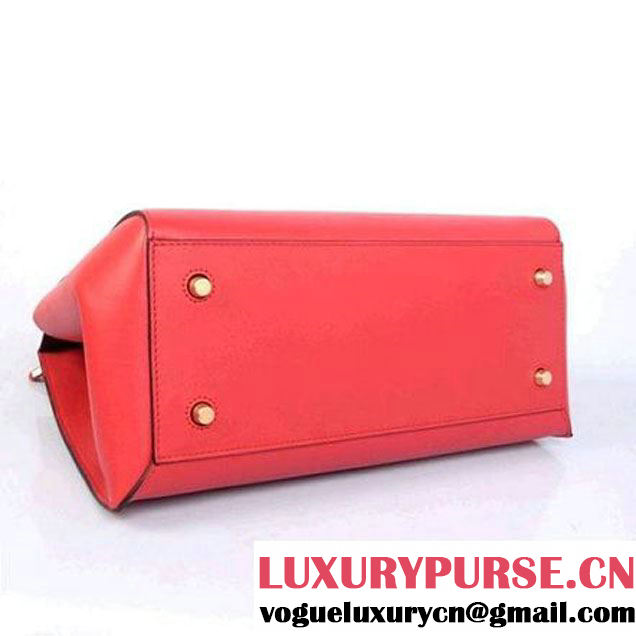 CELINE EDGE BAG MEDIUM IN CALFSKIN RED 4410 (SKU: #894642 ) (SKU: #894642 )