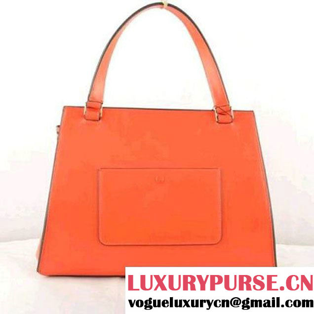 CELINE EDGE BAG MEDIUM IN CALFSKIN CHERRY 520 (SKU: #907412 ) (SKU: #907412 )