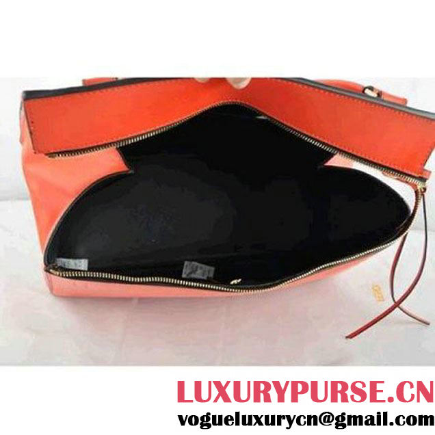 CELINE EDGE BAG MEDIUM IN CALFSKIN CHERRY 520 (SKU: #907412 ) (SKU: #907412 )