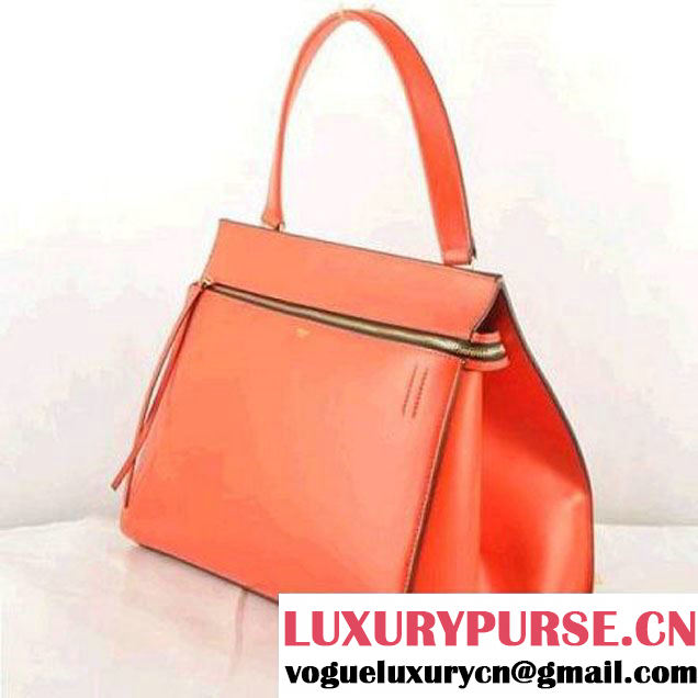 CELINE EDGE BAG MEDIUM IN CALFSKIN CHERRY 520 (SKU: #907412 ) (SKU: #907412 )
