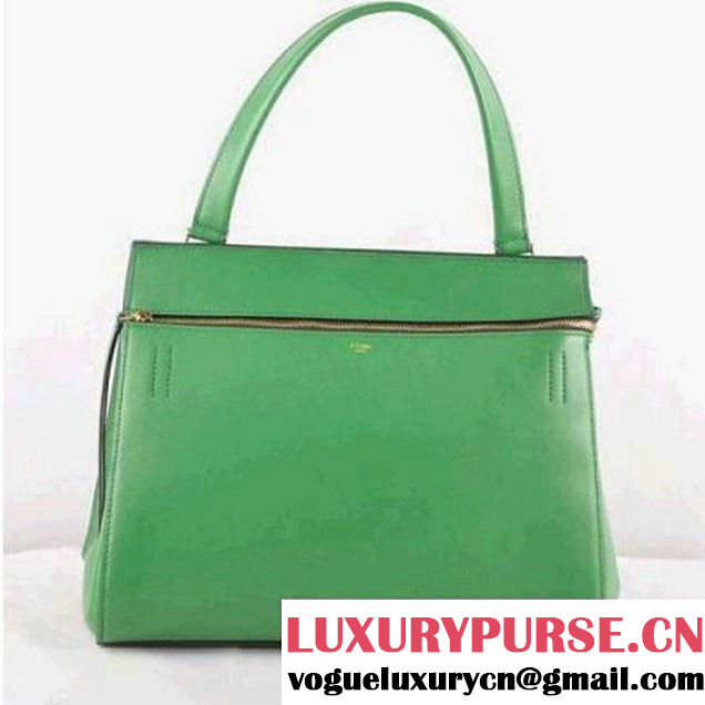 CELINE EDGE BAG MEDIUM IN CALFSKIN GREEN 520 (SKU: #275468 ) (SKU: #275468 )