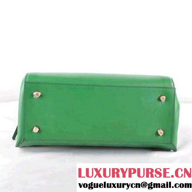 CELINE EDGE BAG MEDIUM IN CALFSKIN GREEN 520 (SKU: #275468 ) (SKU: #275468 )