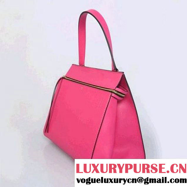 CELINE EDGE BAG MEDIUM IN CALFSKIN PEACH RED 4410 (SKU: #881981 ) (SKU: #881981 )