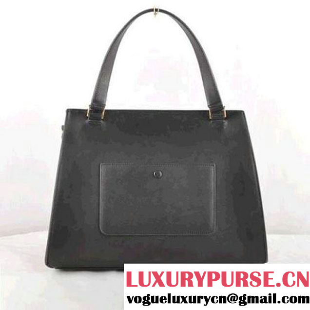 CELINE EDGE BAG MEDIUM IN CALFSKIN GREEN AND BLACK 520 (SKU: #401054 ) (SKU: #401054 )