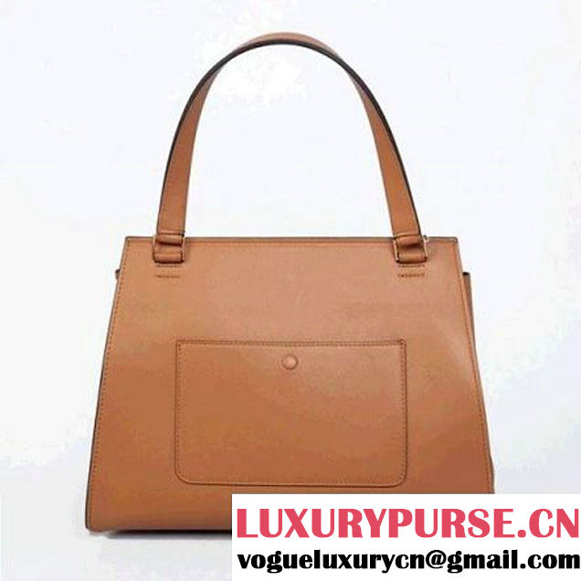 CELINE EDGE BAG MEDIUM IN CALFSKIN CAMEL 4410 (SKU: #935950 ) (SKU: #935950 )