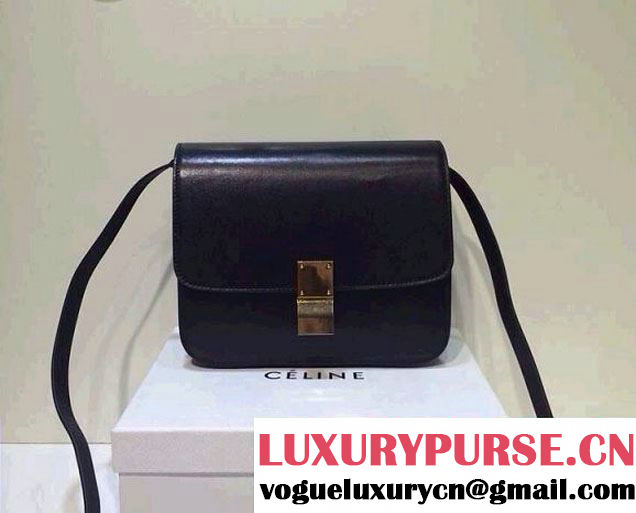 Celine Box Flap Bag Black