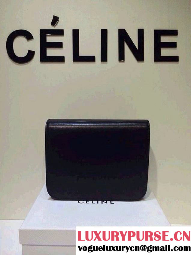 Celine Box Flap Bag Black