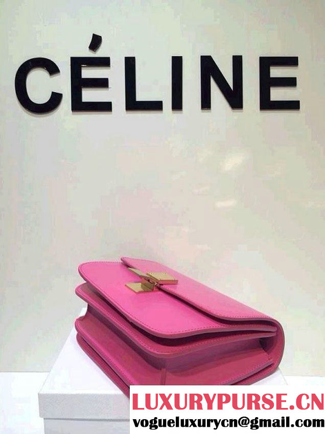 Celine Box Flap Bag Pink